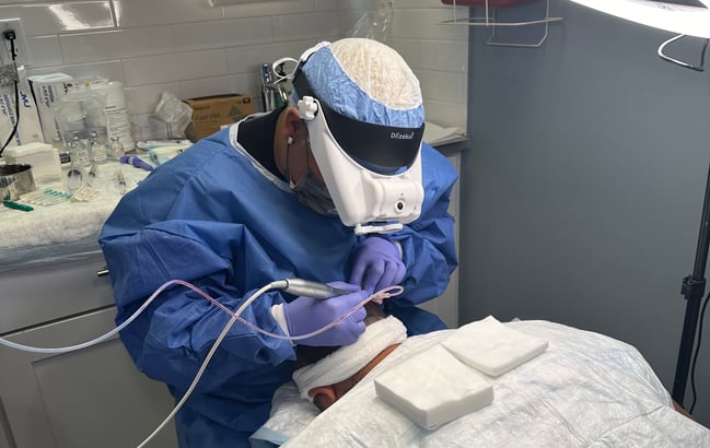 Liquivida patient getting Smartgraft 