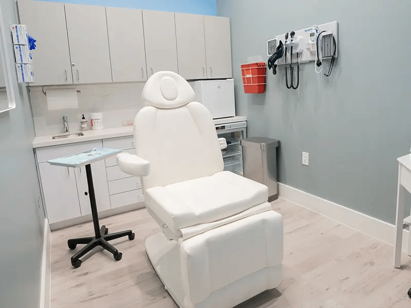 Aesthetics Room at Liquivida Dallas Wellness Center and MedSpa