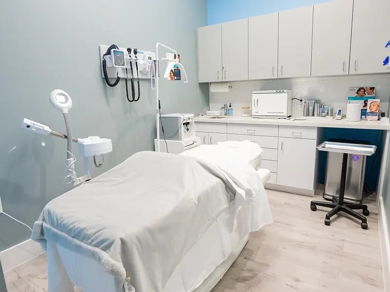 Treatment Room at Liquivida Dallas Wellness Center and MedSpa
